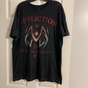 Affliction Music as a weapon shirt